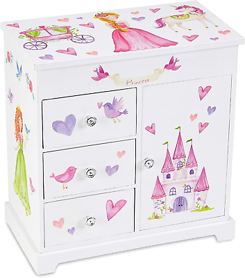 #ad Jewelry Box for Girls with 3 Drawers Princess Jewelry Boxes Dance of the Sugar $58.65