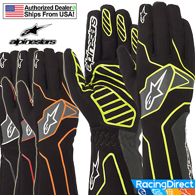 #ad Alpinestars Tech 1 K v2 Karting Gloves 3551720 Go Kart Racing Gloves $79.95