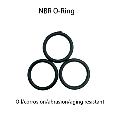 #ad O Ring VARIOUS SIZES BLACK fire proof Nitrile rubber O Rings Rubber oil proof $16.64