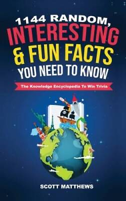 #ad 1144 Random Interesting Fun Facts You Need To Know The Knowledge Enc GOOD $33.57