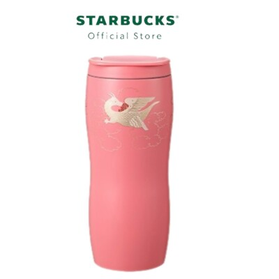 #ad Starbucks Tumbler Dragon Flying New Year 2024 Gift Pink Stainless Steel 16 oz . $96.66