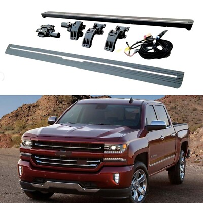 #ad Fits for Silverado 1500 2015 2019 Deployable Electric Running Boards side step $999.00