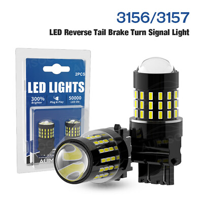 #ad For Chevy Silverado 2500 HD 2001 2014 Led Turn Signal Brake Light Bulb 3157 3156 $19.99