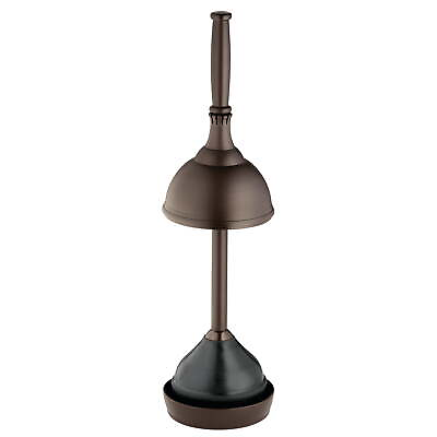 #ad Floor Bronze Plastic Plunger with Cover for Bathroom 5.96quot; x 5.96quot; x 21.66quot; $21.07