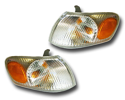 #ad Fits 98 00 Toyota Corolla Driver Passenger Signal Parking Light Assembly 1 Pair $29.95