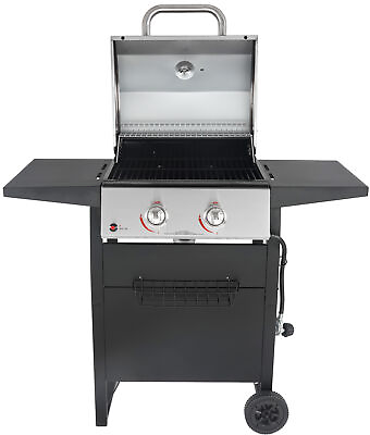 #ad GAS GRILL 2 BURNER BBQ Backyard Patio Stainless Steel Barbecue Outdoor Cooking $180.97