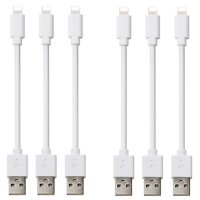 #ad Short Phone Charger Cable 6 Pack 1 FT Cord Compatible with Cellphone All USB $12.95