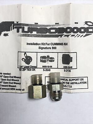 #ad NEW T3KD Turbo3000D for Cummins ISX Signature 600 INSTALL KIT; Missing Clamp $44.99