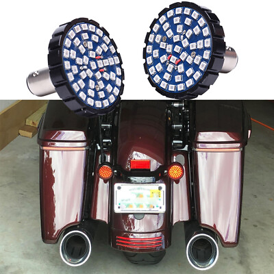 #ad For Harley Street Road Glide Special 1157 RED LED Brake Tail Turn Signals Light $21.62
