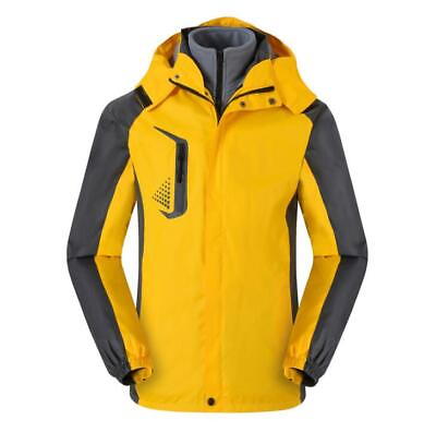 #ad New Fall Winter Men Women Fleece Jacket Detachable Warm Coats Waterproof outwear $50.25