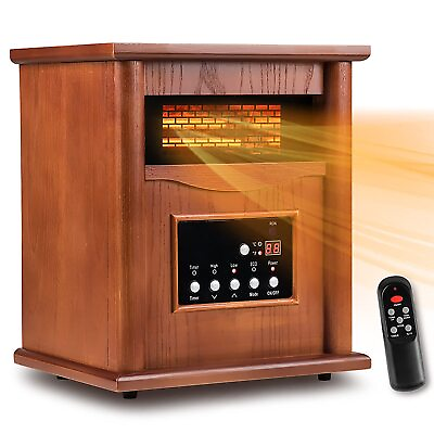 #ad Electric Infrared Space Heater Quartz Heater for Indoor Use Tip Over amp; Over... $138.26