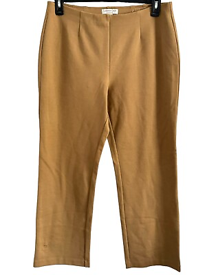 #ad Cold water Creek Pants Size PL Beige Classic For Ponte Knit Women Pants $17.54