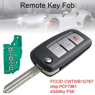 #ad CWTWB1G767 Unlocked For Nissan Rogue 14 17 Keyless Entry Remote Flip Key Fob 3B $27.26