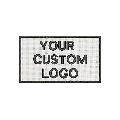 #ad CUSTOM YOUR LOGO PERSONALIZED TAG EMBROIDERED PATCH iron on or hook Applique $29.97