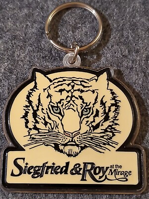 #ad NEW Authentic Siegfried amp; Roy at the Mirage Keychain $89.95