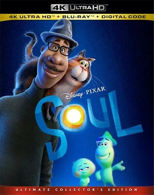 #ad Disney Soul 4k Ultra HD Blu Ray Digital Pixar 2020 New Sealed No Slipcover $9.74