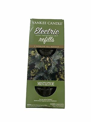 #ad Yankee Candle Electric Home Fragrance Refills Christmas Mistletoe 2 Refills $14.99