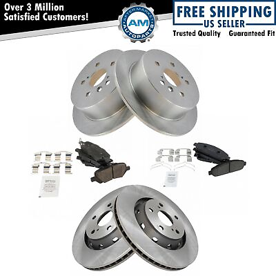 #ad Front amp; Rear Ceramic Brake Pad amp; Rotor Front amp; Rear Kit for Toyota Venza $213.93