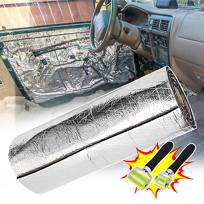 #ad Automotive Noise Deadening Heat Shield Insulation Sound Deadener Mat Dampening $80.99