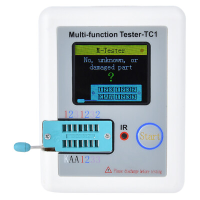 #ad Portable Full Color Graphics Display Diode Triode Capacitor Transistor Tester $58.99