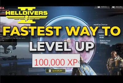 #ad #ad Helldivers 2 100000 XP Leveling✅ NO LOGIN REQUIRED Direct to Account INSTANT $14.00