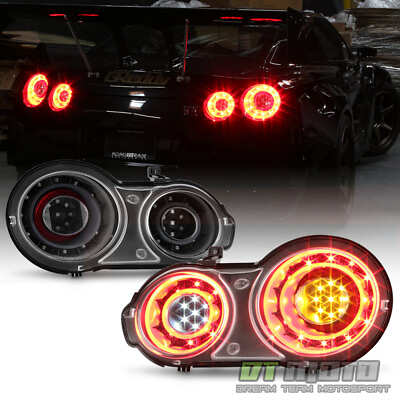 #ad Black For 2009 2017 GT R R35 SpecV LED Tail Lights Brake Lamps 09 17 LeftRight $588.99