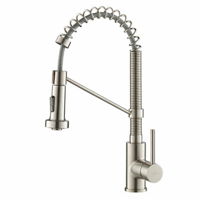 #ad Kraus KPF 1610SS Bolden Single Handle 18 Inch Commercial Kitchen Faucet Open Box $99.95