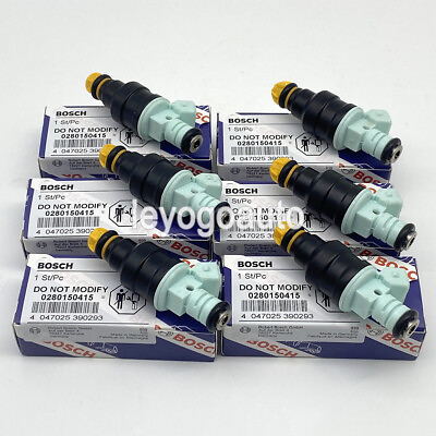 #ad 6PCS Fuel Injectors OE 0280150415 For BMW E36 325i M50 M52 M50B25 M52B25 2.5L $104.50