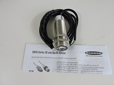 #ad BANNER ENGINEERING SM2A30SRLNCB Photo electric sensor $300.00