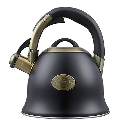 #ad Tea Kettle 2.2 Quart Tea Kettles Stovetop Whistling Teapot Stainless Steel T... $41.21