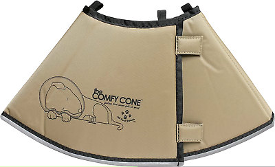 #ad Comfy Cone All Four Paws Dog E Collar Soft Reversible 12” NEW Pet Surgery Medium $24.99