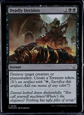 #ad MTG Deadly Derision in Foil Magic the Gathering $0.99