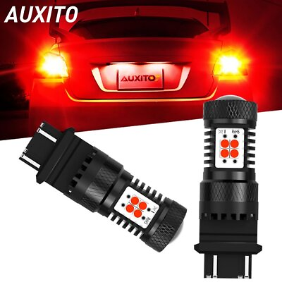 #ad AUXITO 3157 Super Red LED Tail Brake Stop Parking Bulbs Light Plug Play No Error $14.99