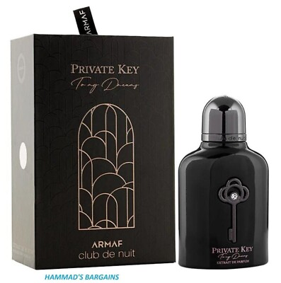 Club de Nuit Private Key To My Dreams by ARMAF EDP Unisex 3.4oz New Sealed Box $78.57
