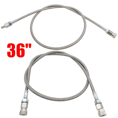 #ad 1PC Extension 36#x27;#x27; Stainless Steel Filling Hose Whip Air Fill Station $21.98