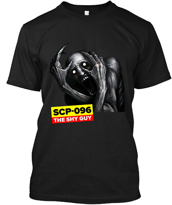 #ad NWT SCP – Containment Breach Shy Guy SCP 096 Horror Game Logo T Shirt Size S 4XL $17.99