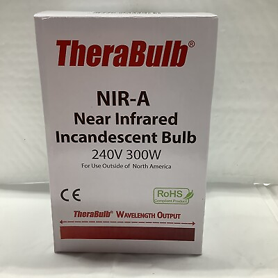 #ad TheraBulb Near Infrared Bulb 300W 240V Not For Use In US Canada Or Mexico $10.99