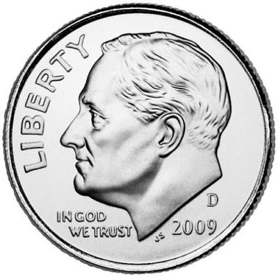 #ad 2009 D Roosevelt Dime Brilliant Uncirculated $1.89