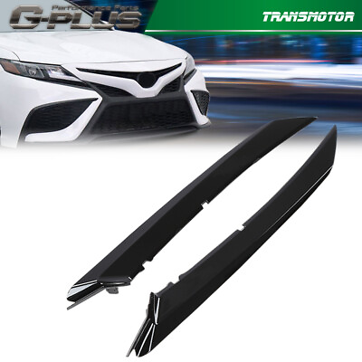 #ad Front Bumper Grille Headlight Trim Molding Fit For Toyota Camry SE XSE 2018 2021 $16.80