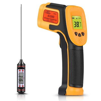 #ad Infrared Thermometer Digital IR Laser Thermometer Temperature Gun 26°F 1022°... $21.27