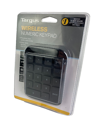 #ad Targus Wireless Numeric Keypad AKP11US I NEW SEALED $10.99