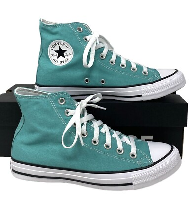#ad Converse Chuck Taylor High Washed Teal Shoes Casual Men#x27;s Size Sneakers A09917C $54.99