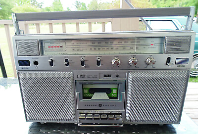 #ad General Electric 3 5254A Portable Stereo Radio Cassette $250.00