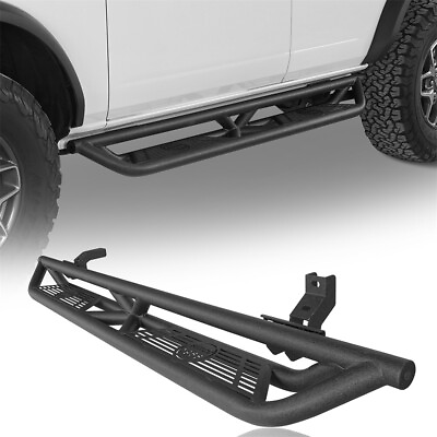 Fit Ford Bronco 2021 2023 4Door Side Step Nerf Bars Running Board w quot;Since 1966 $259.99