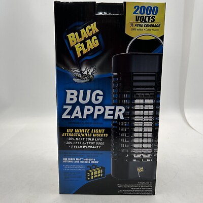 #ad Black Flag Bug Zapper 2000 Volt Electronic Plug In Insect Killer Half Acre BZ 20 $29.95