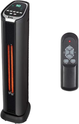 #ad 24quot; Portable Electric Infrared Quartz Tower Space Heater and Fan for Home amp; Offi $65.99