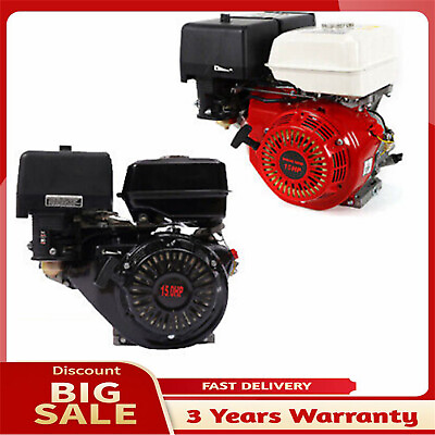 #ad Engine OHV Horizontal Gas Engine Recoil Start Go Kart Motor 4Stroke 420CC 15HP $275.00