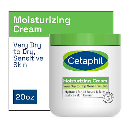 #ad Cetaphil Hydrating Moisturizing Cream for Dry to Very Dry Sensitive Skin 20 oz $15.97