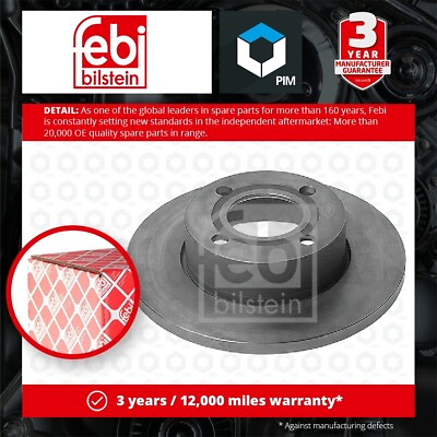 #ad 2x Brake Discs Pair Solid fits AUDI 80 B4 2.0 Front 91 to 96 ABT 256mm Set Febi GBP 55.07