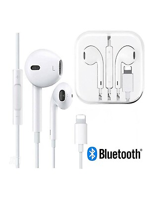 #ad #ad Earphones Headphones For Apple iPhone Pro 14 13 12 11 X Bluetooth Wired Earbuds $3.59